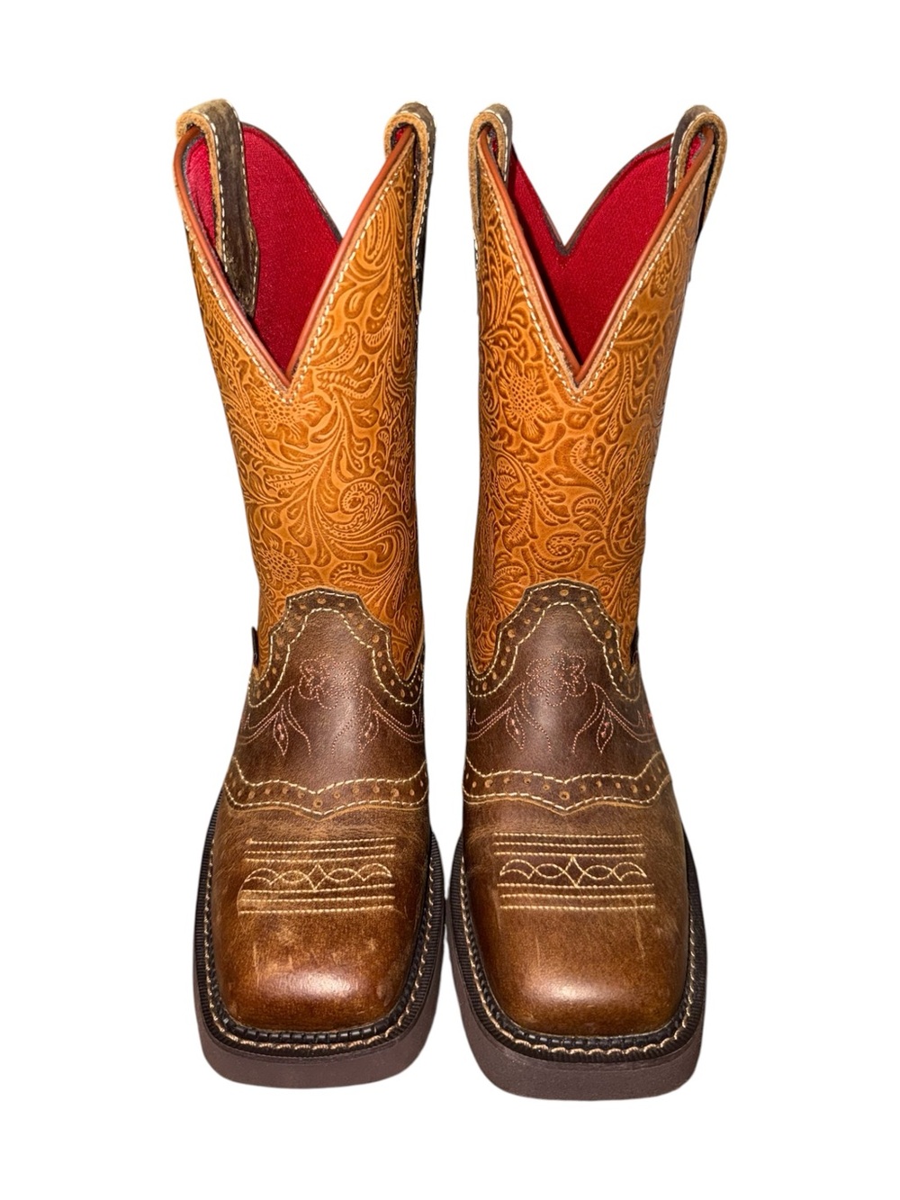 Justin Women’s Starlina Western Boots - Broad Square Toe